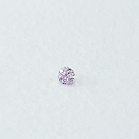 Natural Original Round Cut Rare Fancy Color Light Pink Loose Diamond 0.01 CT