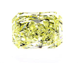 3 CT SI1 GIA Certified Natural Loose Diamond Fancy Yellow Color Radiant Cut
