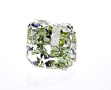 GIA Certified Rare Loose Diamond Natural Fancy Yellowish Green Radiant Cut 2 CT