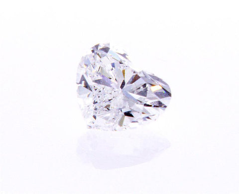1/2 CT D/SI2 Heart Shape Cut Brilliant Natural Loose Diamond GIA Certified
