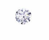 Diamond Natural Round Cut Loose Brilliant 0.50 CT F Color I1 GIA Certified