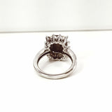 Natural Radiant Natural Fancy Black Color Diamond Engagement Ring 6.00 CTW