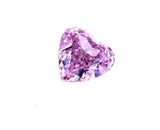 GIA Natural Heart Cut Fancy Intense Purple Pink Color Loose Diamond 0.29CT