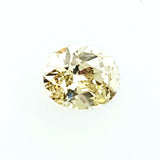GIA Certified Natural Oval Cut Fancy Yellow Color Loose Diamond 1 CT SI2 Clarity