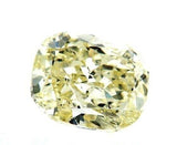 Natural Cushion Cut Loose Diamond 2.13 CT VVS1 Fancy Yellow Color GIA Certified