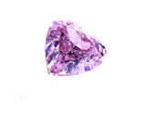 GIA Natural Heart Cut Fancy Intense Purple Pink Color Loose Diamond 0.29CT