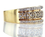 14k Gold Ring Natural Round Brilliant Diamond Band 0.60 CTW G-H Color SI2