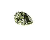 GIA Certified Rare Fancy Chameleon Green Color Pear Cut Loose Diamond 0.42 CT I1