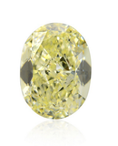 GIA Certified Natural Oval Cut Loose Diamond 2 CT Fancy Light Yellow VS2 Clarity