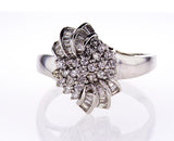 3.50CT Beautiful Estate Ring Certified 14k Gold Natural Round Brilliant Diamonds
