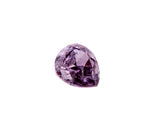 Fancy Purple Color Loose Diamond 0.23 CT GIA Certified Natural Gem Pear Cut