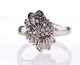 3.50CT Beautiful Estate Ring Certified 14k Gold Natural Round Brilliant Diamonds