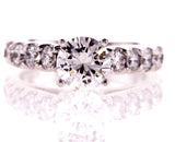 Diamond Engagement Ring 2.01 CT I SI2 Clarity Natural Round Cut GIA Certified