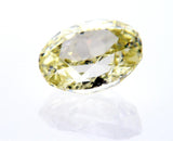 GIA Certified Natural Oval Cut Loose Diamond 2 CT Fancy Light Yellow VS2 Clarity