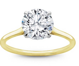 Diamond Ring 18K 0.72 CT J Color VVS1 Clarity GIA Certified Natural Round Cut
