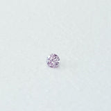 RARE Natural Round Cut Fancy Color Brownish Pink Loose Diamond 0.01 Carat 1.4 MM