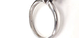 1.42CT Natural Diamond 14K White Gold Solitaire Ring Round Cut Brilliant Size 6