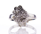 3.50CT Beautiful Estate Ring Certified 14k Gold Natural Round Brilliant Diamonds