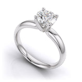 1.42CT Natural Diamond 14K White Gold Solitaire Ring Round Cut Brilliant Size 6