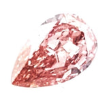 GIA Certified Natural Pear Cut Rare Fancy Orangy PINK Color Diamond 0.26 CT SI2