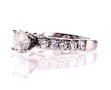 Diamond Engagement Ring 2.01 CT I SI2 Clarity Natural Round Cut GIA Certified
