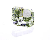 GIA Certified Rare Loose Diamond Natural Fancy Yellowish Green Radiant Cut 2 CT