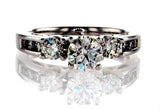 1.24 CT I/ SI2 Natural Diamond Engagement Ring 14k Gold IGI Certified Round Cut