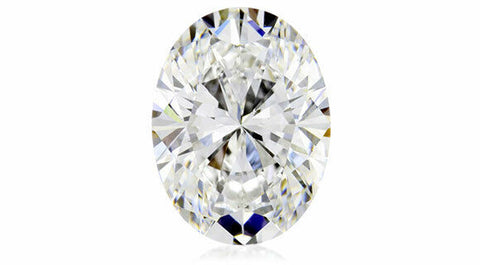 0.70 CT GIA Certified Oval Cut Natural Loose Diamond E Color VVS2 Clarity