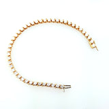 5 CT G-H VS2 Natural Diamond Tennis Bracelet GAL Certified 14k Solid Yellow Gold
