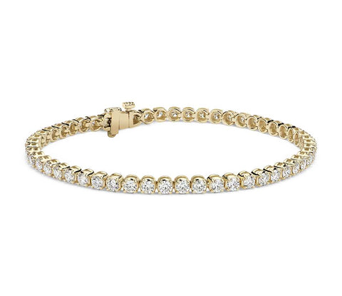 Diamond Tennis Bracelet in 18k Yellow Gold (4 ct. tw.)