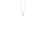 Princess-Cut Diamond Solitaire Pendant in 14k Yellow Gold (3/4 ct. tw.)