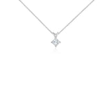 Princess-Cut Diamond Solitaire Pendant in 14k White Gold (1 ct. tw.)