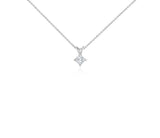 Princess-Cut Diamond Pendant in Platinum (1/2 ct. tw.)