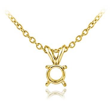 Prong Set Solitaire Pendant Mounting