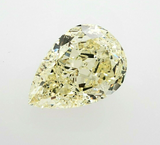 Huge 10CT Yellow Diamond Pear Cut Fancy Natural Loose Brilliant GIA Certified