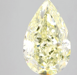 Huge 3.23CT Diamond Pear Cut Fancy Yellow Natural Loose Brilliant GIA Certified