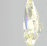 Huge 3.23CT Diamond Pear Cut Fancy Yellow Natural Loose Brilliant GIA Certified