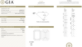 7.25CT Diamond Ring Natural Emerald Cut Yellow Color VS2 GIA Certified Platinum