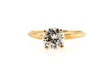 0.80CT Diamond Engagement Ring K Color SI1 Clarity Round Cut Gia Certified 6'