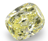 GIA Certified Natural Cushion Cut Loose Diamond 2.13 CT VVS1 Yellow Color