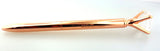 Ballpoint Pen with Diamond Head Rose Gold High Quality Metal Creative Pen