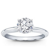 Classic Solitaire Setting (2mm) 14K White Gold