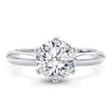 The Perfect Solitaire Engagement Ring Setting 14K White Gold