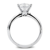 The Perfect Solitaire Engagement Ring Setting 14K White Gold