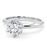 The Perfect Solitaire Engagement Ring Setting 14K White Gold